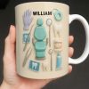 Customizable Name Dental Essentials Mug - Personalized Custom Coffee Mug - DOC072_MG