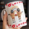 Customizable Names With Cheerful Emojis And Love Symbols - Personalized Custom Coffee Mug - CPL1280_MG