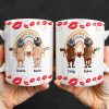Customizable Names With Cheerful Emojis And Love Symbols - Personalized Custom Coffee Mug - CPL1280_MG