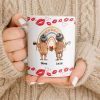 Customizable Names With Cheerful Emojis And Love Symbols - Personalized Custom Coffee Mug - CPL1280_MG