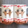 Customizable Names With Cheerful Emojis And Love Symbols - Personalized Custom Coffee Mug - CPL1280_MG