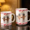 Customizable Names With Cheerful Emojis And Love Symbols - Personalized Custom Coffee Mug - CPL1280_MG