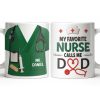 Customizable Nursing Professional Design - Personalized Custom Coffee Mug - DAD274_MG