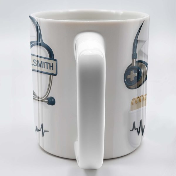 Customizable Professional Medical-Themed Design - Personalized Custom Coffee Mug - DOC035_MG