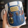 Customizable Welder Design With Tools - Personalized Custom Coffee Mug - JBS090_MG