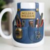 Customizable Welder Design With Tools - Personalized Custom Coffee Mug - JBS090_MG