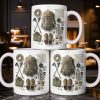 Customize Essential Outdoor Adventure Gear Backpack, Boots, Map - Personalized Custom Coffee Mug - HOB048_MG