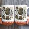 Customize Essential Outdoor Adventure Gear Backpack, Boots, Map - Personalized Custom Coffee Mug - HOB048_MG