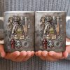 Customize This Mug With Your Firefighter's Name And Gear - Personalized Custom Coffee Mug - FIF047_MG