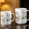 Customize With Name and Specialty, Doctor's Coat and Medical Equipment - Personalized Custom Coffee Mug - DOC100_MG