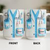 Customize With Name and Title, Dental Tools Design - Personalized Custom Coffee Mug - DOC080_MG