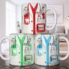 Customize With Name and Title, Dental Tools Design - Personalized Custom Coffee Mug - DOC080_MG