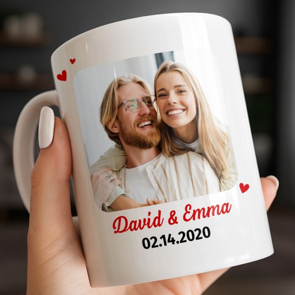 Customize With Your Favorite Photo And Special Date - Personalized Custom Coffee Mug - CPL1328_MG