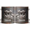 Customize Your Name, V8 Engine Design - Personalized Custom Coffee Mug - HOB021_MG
