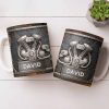 Customize Your Name, V8 Engine Design - Personalized Custom Coffee Mug - HOB021_MG