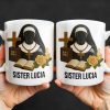 Customize Your Spiritual Coffee Mug With Icons Like Nun, Cross, And Rose - Personalized Custom Coffee Mug - FTH055_MG