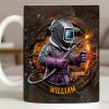 Customize Your Unique Welder Coffee Mug - Personalized Custom Coffee Mug - JBS102_MG