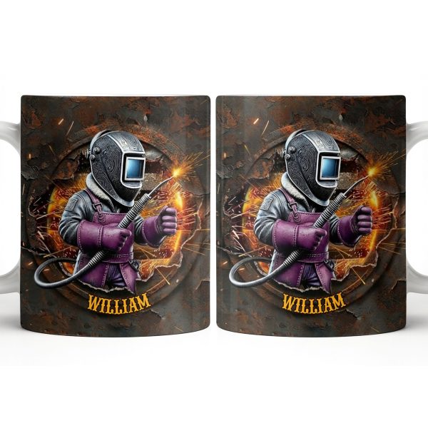 Customize Your Unique Welder Coffee Mug - Personalized Custom Coffee Mug - JBS102_MG