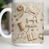 Customized Crafting Tools Design - Personalized Custom Coffee Mug - HOB023_MG