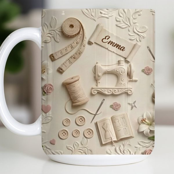 Customized Crafting Tools Design - Personalized Custom Coffee Mug - HOB023_MG