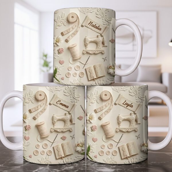 Customized Crafting Tools Design - Personalized Custom Coffee Mug - HOB023_MG
