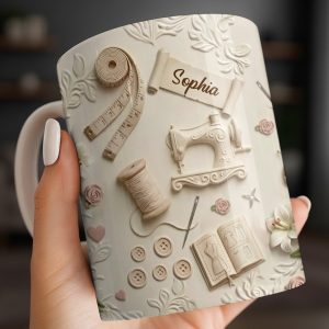 Customized Crafting Tools Design - Personalized Custom Coffee Mug - HOB023_MG