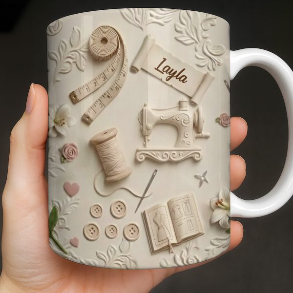 Customized Crafting Tools Design - Personalized Custom Coffee Mug - HOB023_MG