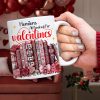Customized Gifts For Book Lovers White Mug Valentine 02XQLU111224