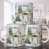 Customized Name, Golf Bag, Clubs, Balls, And Cart - Personalized Custom Coffee Mug - GOLF015_MG