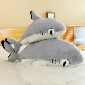 Cute 130cm Soft Shark Plush Toy - Perfect Nap Buddy & Gift for Kids!