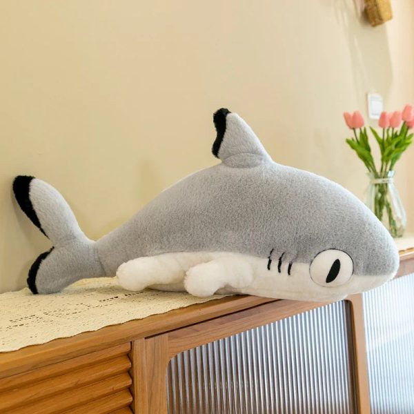 Cute 130cm Soft Shark Plush Toy - Perfect Nap Buddy & Gift for Kids!
