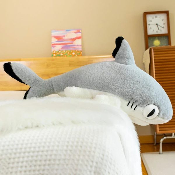 Cute 130cm Soft Shark Plush Toy - Perfect Nap Buddy & Gift for Kids!