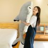 Cute 130cm Soft Shark Plush Toy - Perfect Nap Buddy & Gift for Kids!