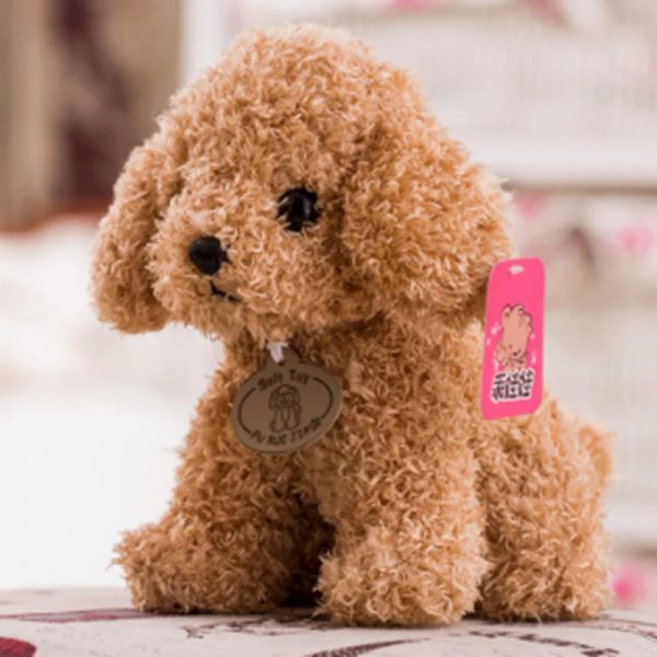 Cute 20CM Plush Curly Dog Toy - Perfect Gift for Kids!