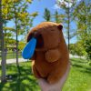 Cute 21cm Capybara Plush Toy - Fluffy Beach Style Stuffed Animal Gift