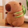 Cute 21cm Capybara Plush Toy - Fluffy Beach Style Stuffed Animal Gift