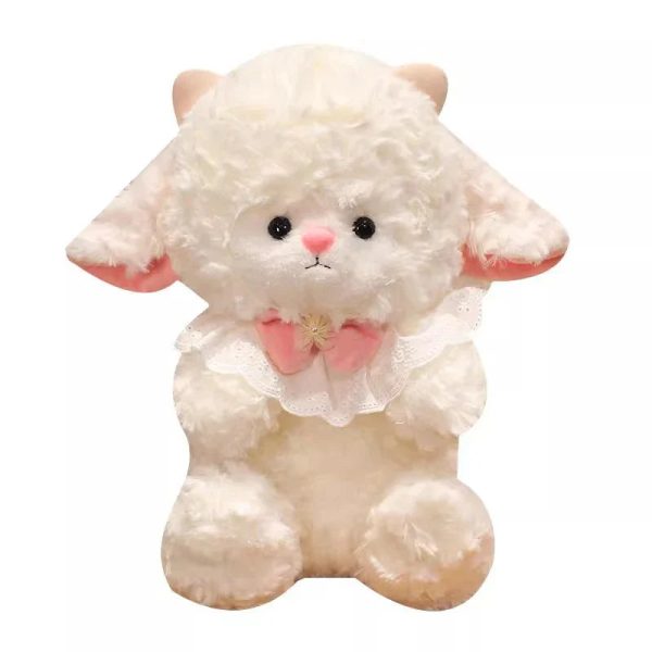 Cute 25cm Plush Sheep Toy Soft Birthday Gift for Kids