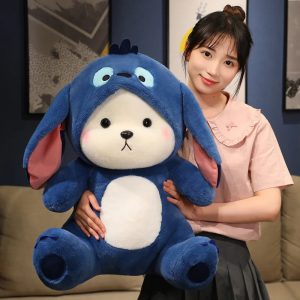 Cute 30cm Bear Plush Toy - Transform into Disney Stitch! Soft & Adorable!