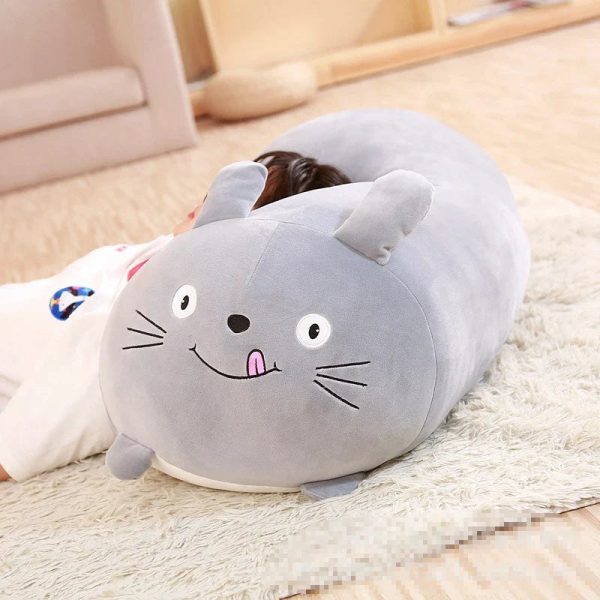 Cute 30cm Plush Animal Pillows - Adorable Dog, Cat, Totoro & More!