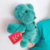 Cute 35cm Green Dinosaur Plush Toy - Soft Comfort Doll for Kids' Gifts