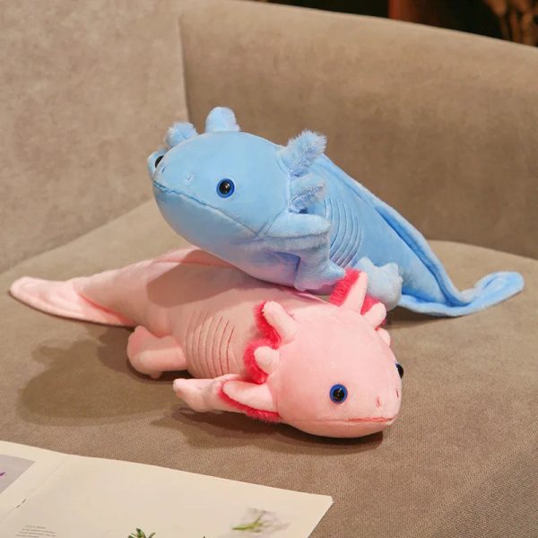Cute 45CM Axolotl Plush Toy - Realistic Ambystoma Mexicanum for Kids