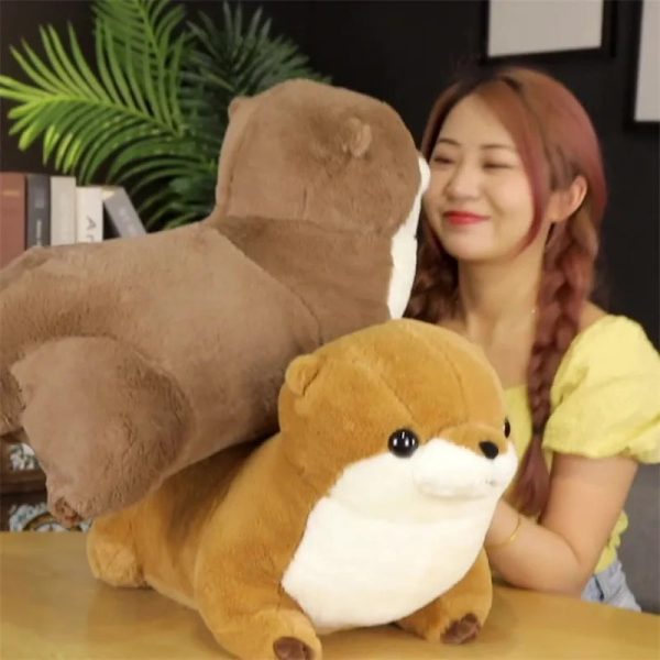 Cute 50cm Realistic Otter Plush Toy - Soft & Cuddly Gift for Kids