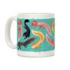 Cute Bright Axolotls Coffee Mug
