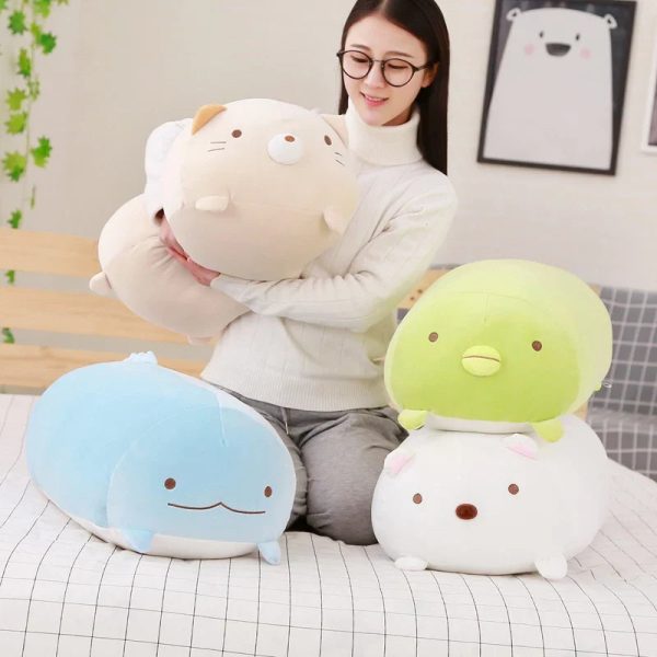 Cute Cartoon Animal Plush Pillows - Adorable Gifts for Kids
