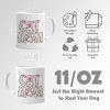 Cute Cat Mom Coffee Mug Gift for Cat Lover Women Mom Sister Friend, Birthday Christmas Gift