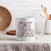 Cute Cat Mom Coffee Mug Gift for Cat Lover Women Mom Sister Friend, Birthday Christmas Gift