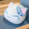 Cute Floral Cat Plush Toy 30cm Soft Stuffed Doll