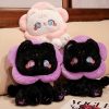 Cute Floral Cat Plush Toy 30cm Soft Stuffed Doll