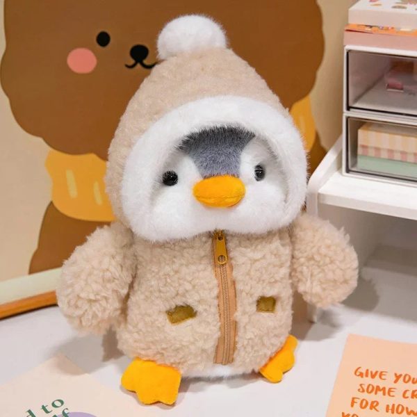 Cute Fluffy Penguin Plush Toy - Adorable Sleep Companion & Gift