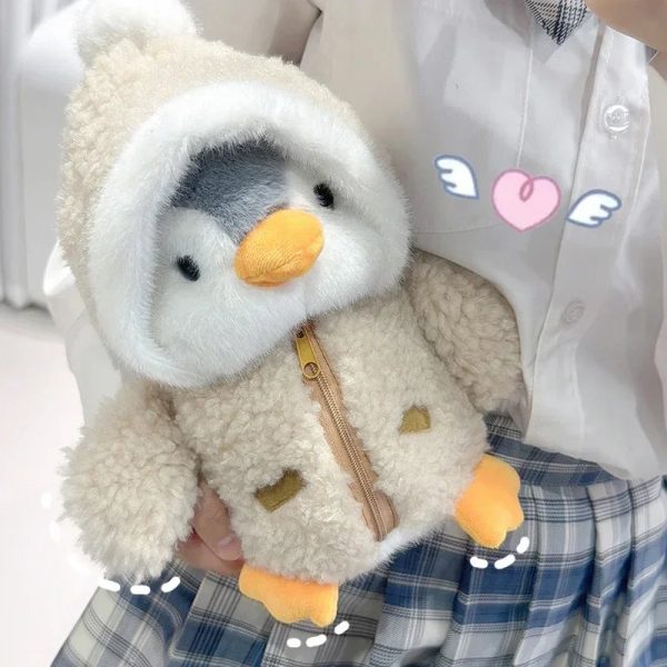Cute Fluffy Penguin Plush Toy - Adorable Sleep Companion & Gift